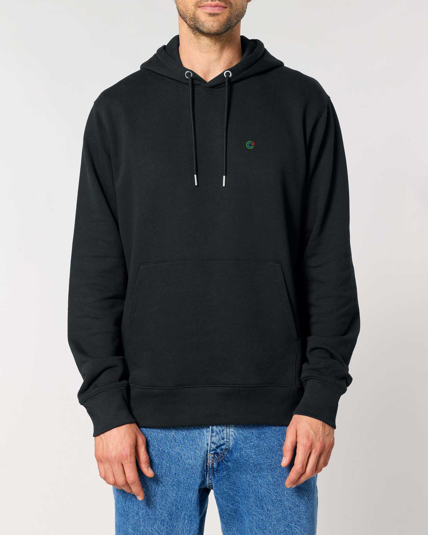 Basic Hoodie aus Bio-Baumwolle | Nachhaltige Mode - elvature#farbe_black