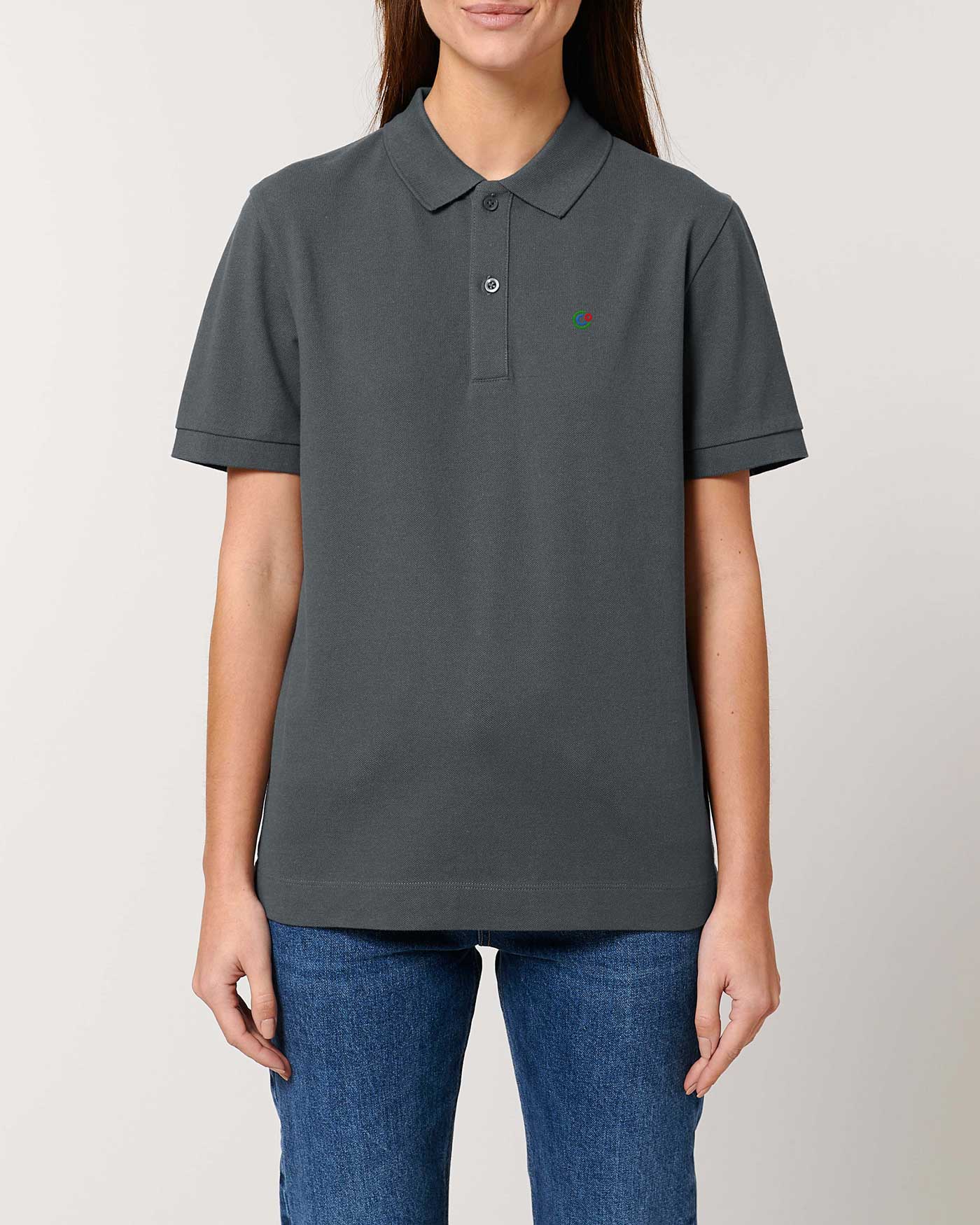 Poloshirt aus 100% Bio-Baumwolle | Nachhaltige Mode - elvature#farbe_anthracite