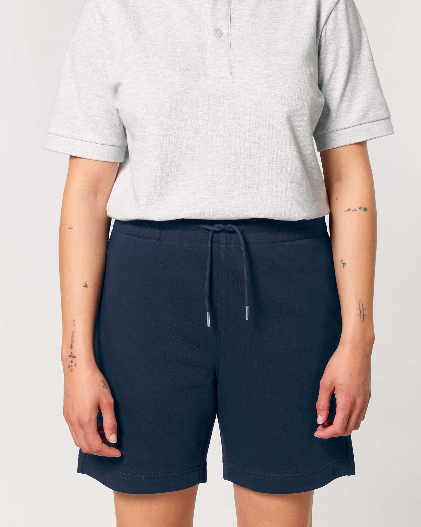 Jogger Shorts aus Bio-Baumwollmix | Nachhaltige Mode - elvature#farbe_french-navy